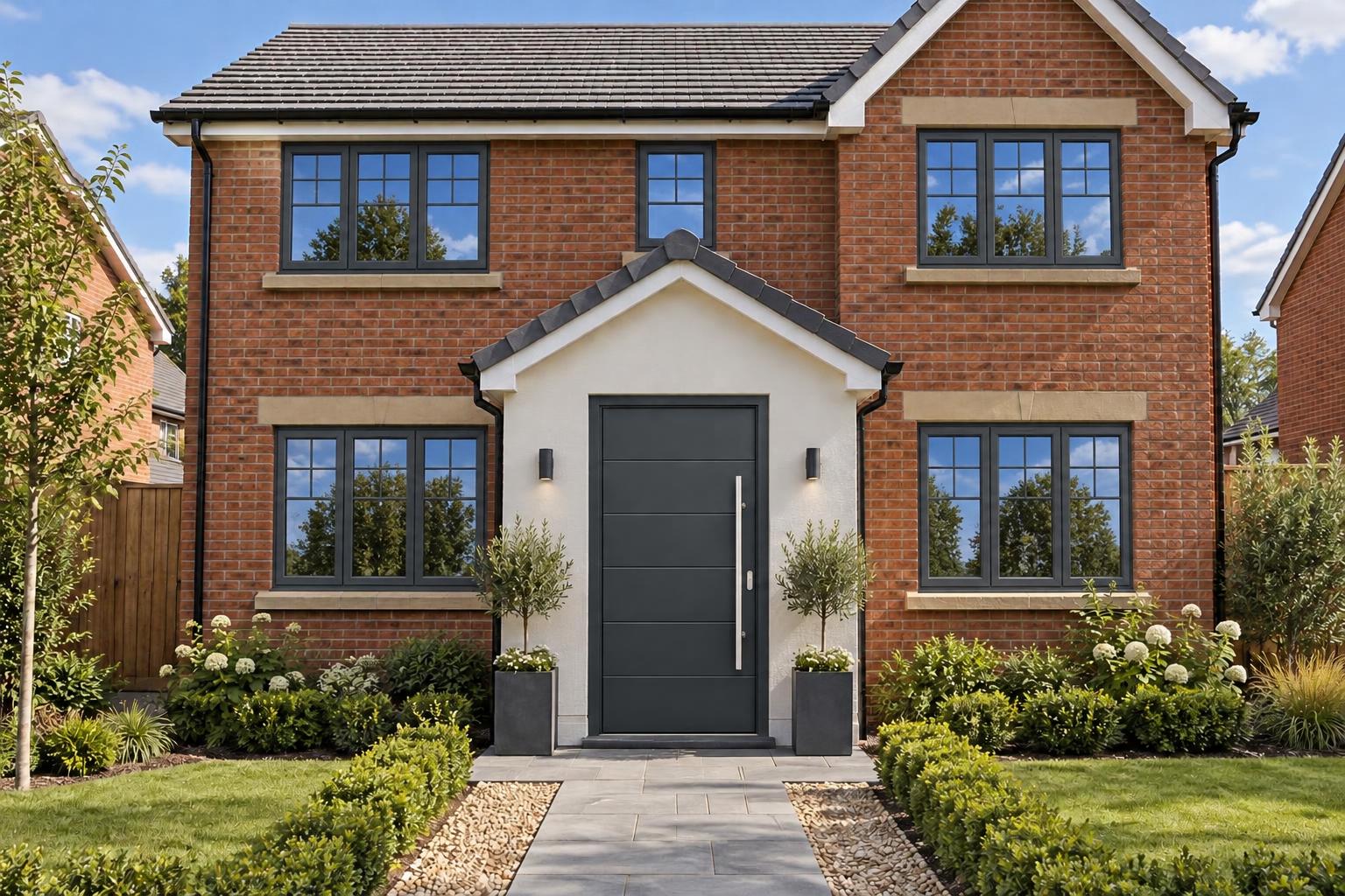 Traditional VANTERRO door on a UK home